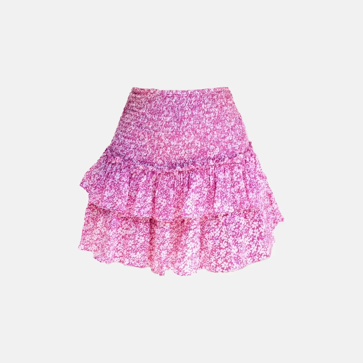 Sage Ruffle Mini Skirt Mini Dress