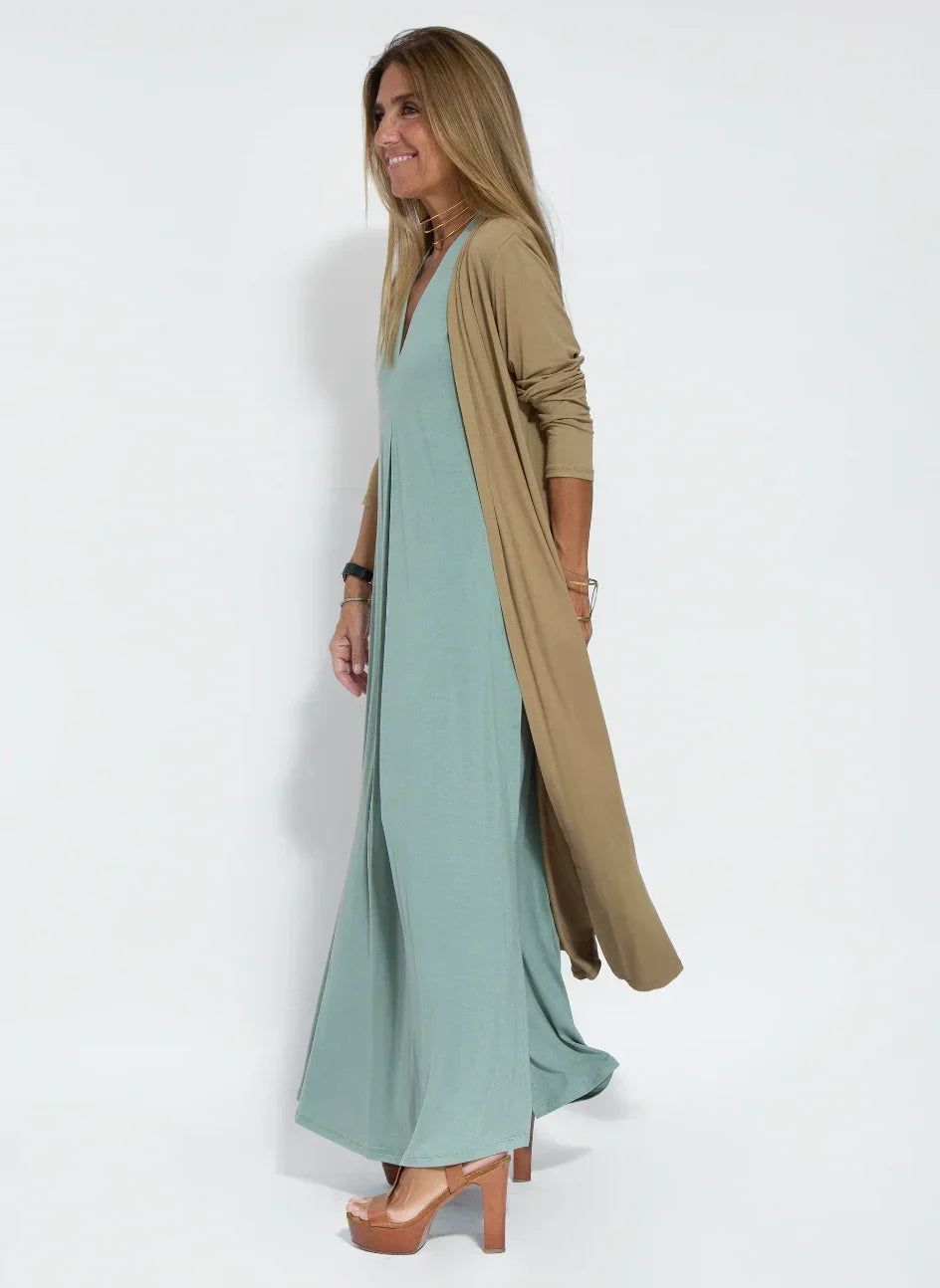 Isadora Draped Maxi Dress