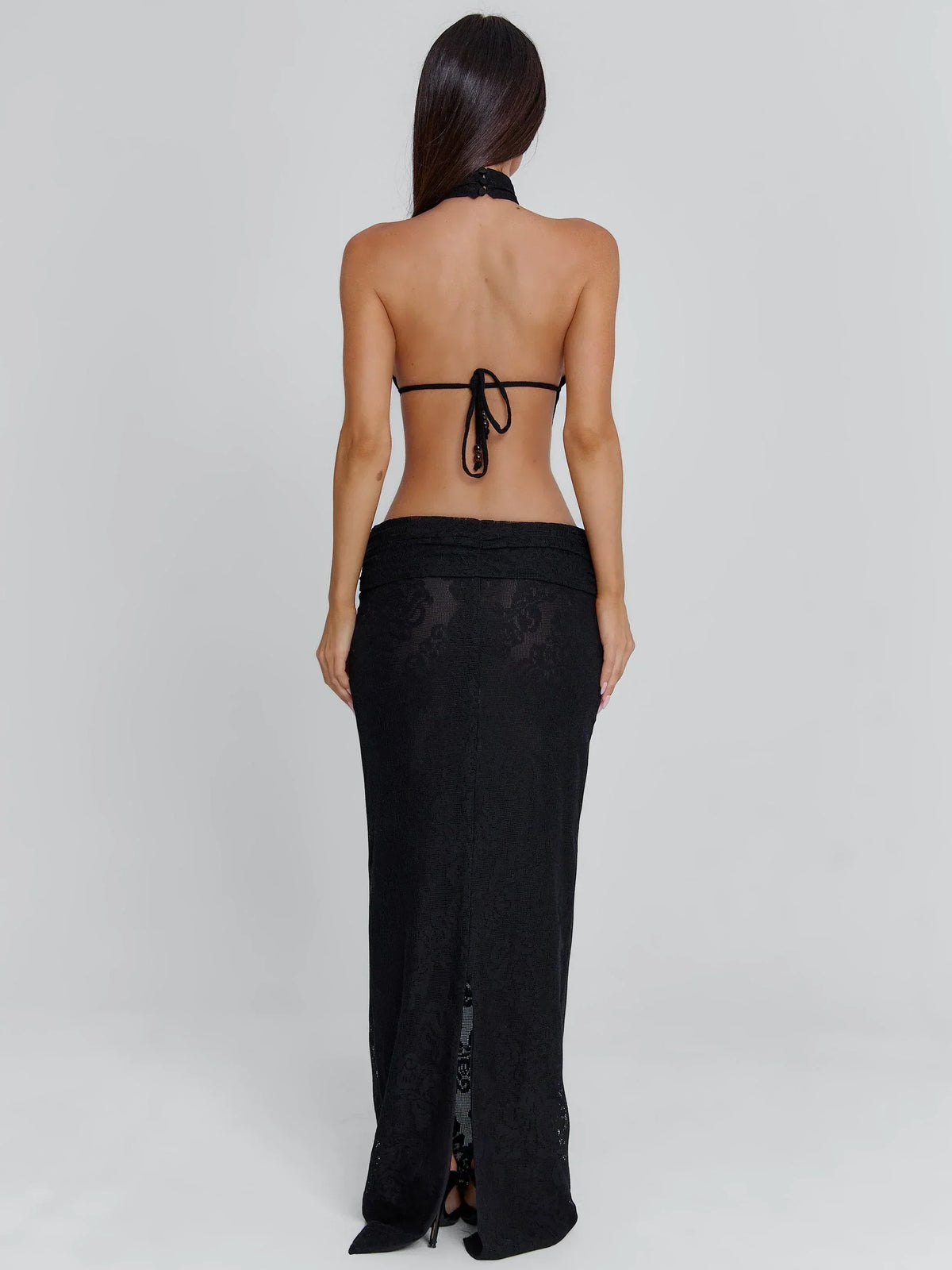 Albinae Black Maxi Dress