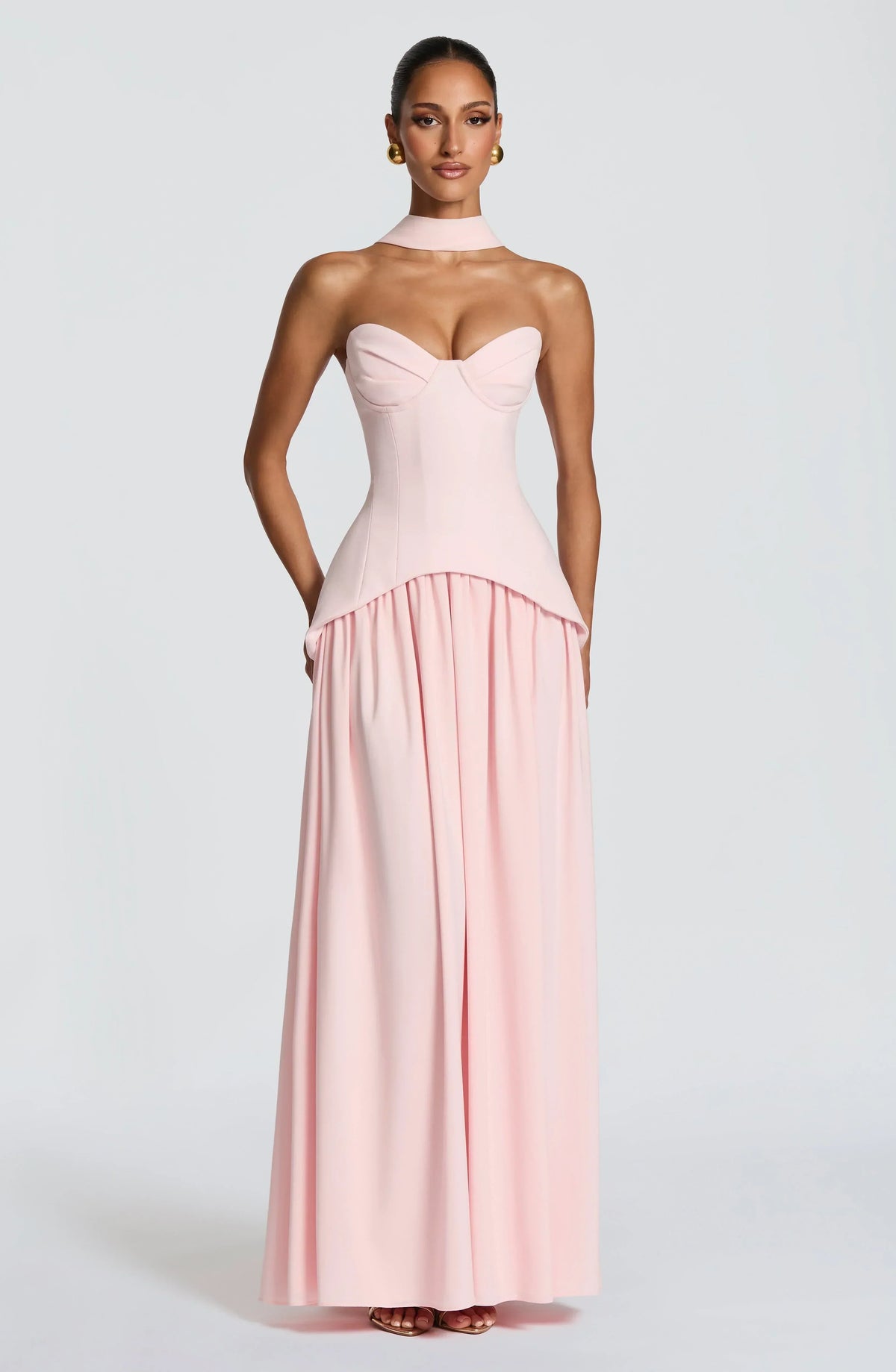 Vietta Maxi Dress - Blush