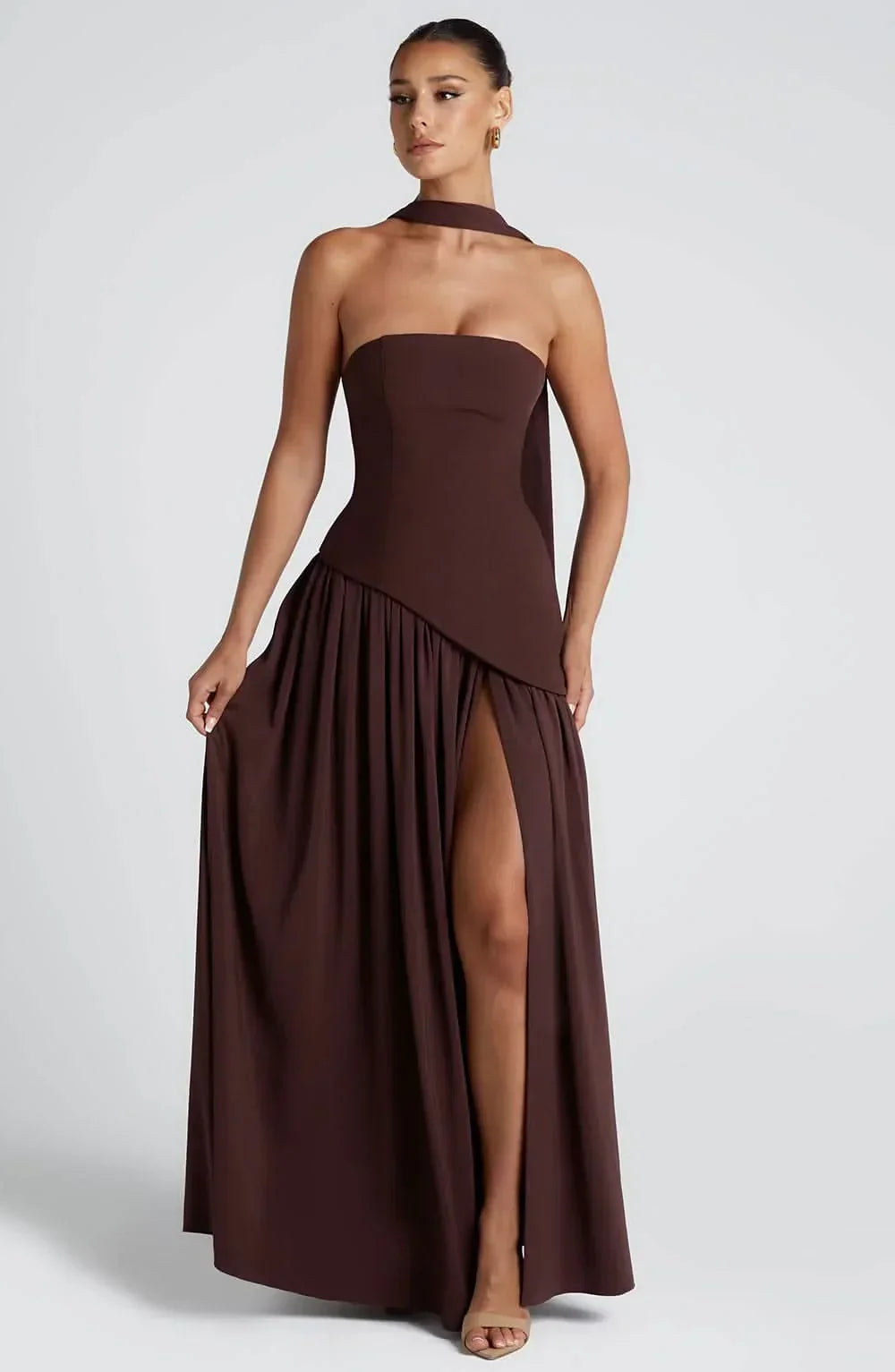 Isolde Wrap Maxi Dress