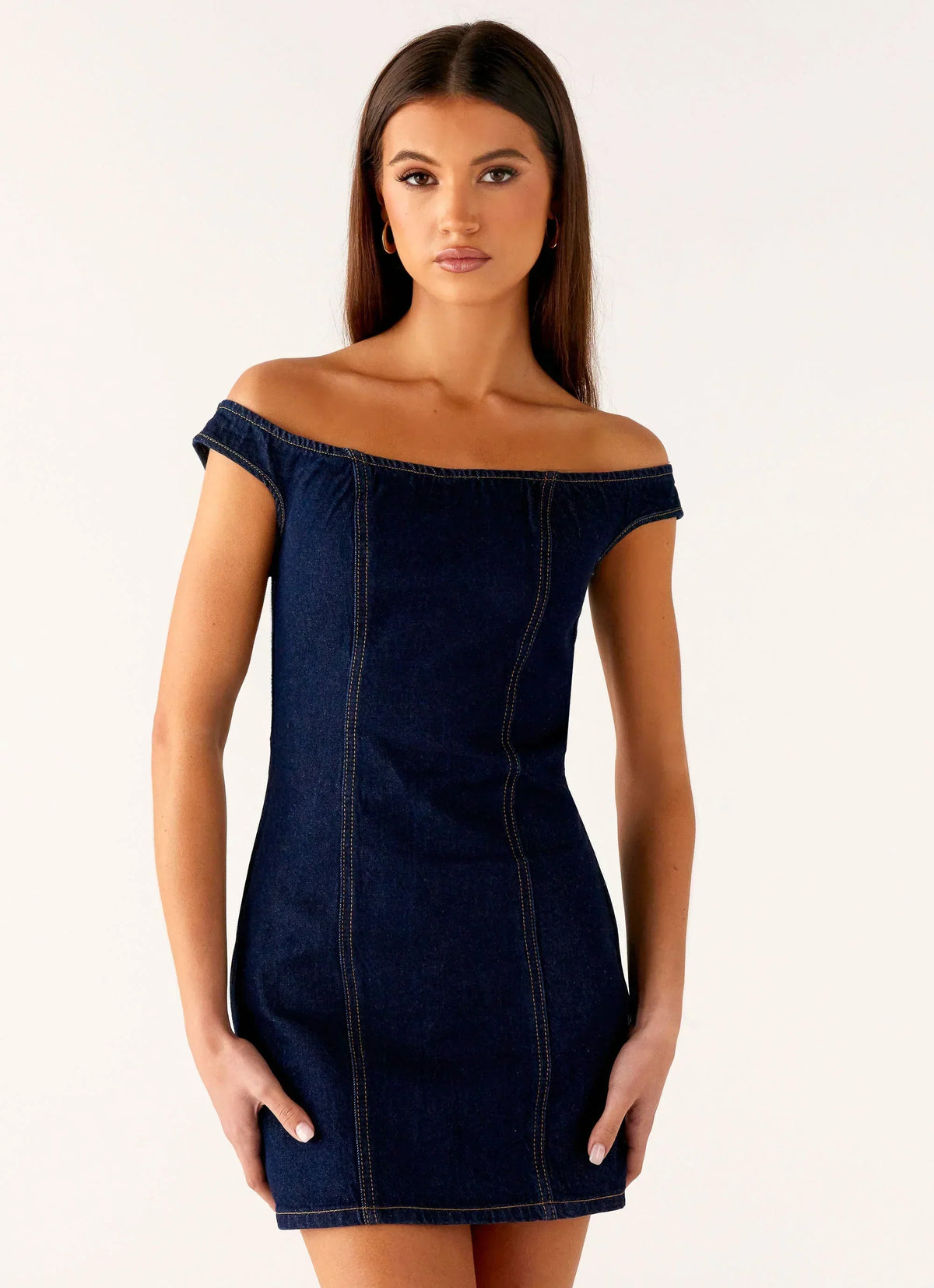 Bonnie Denim Mini Dress - Indigo
