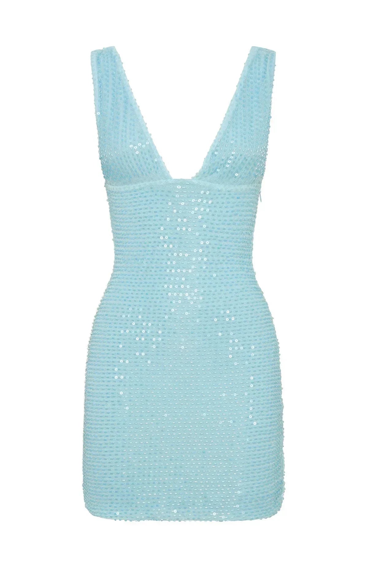 Baby Blue Spark Mini Dress