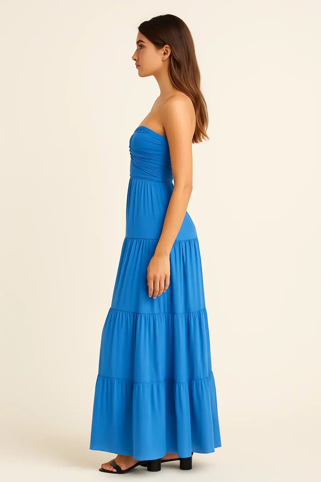 Sienna Ruched Maxi Dress