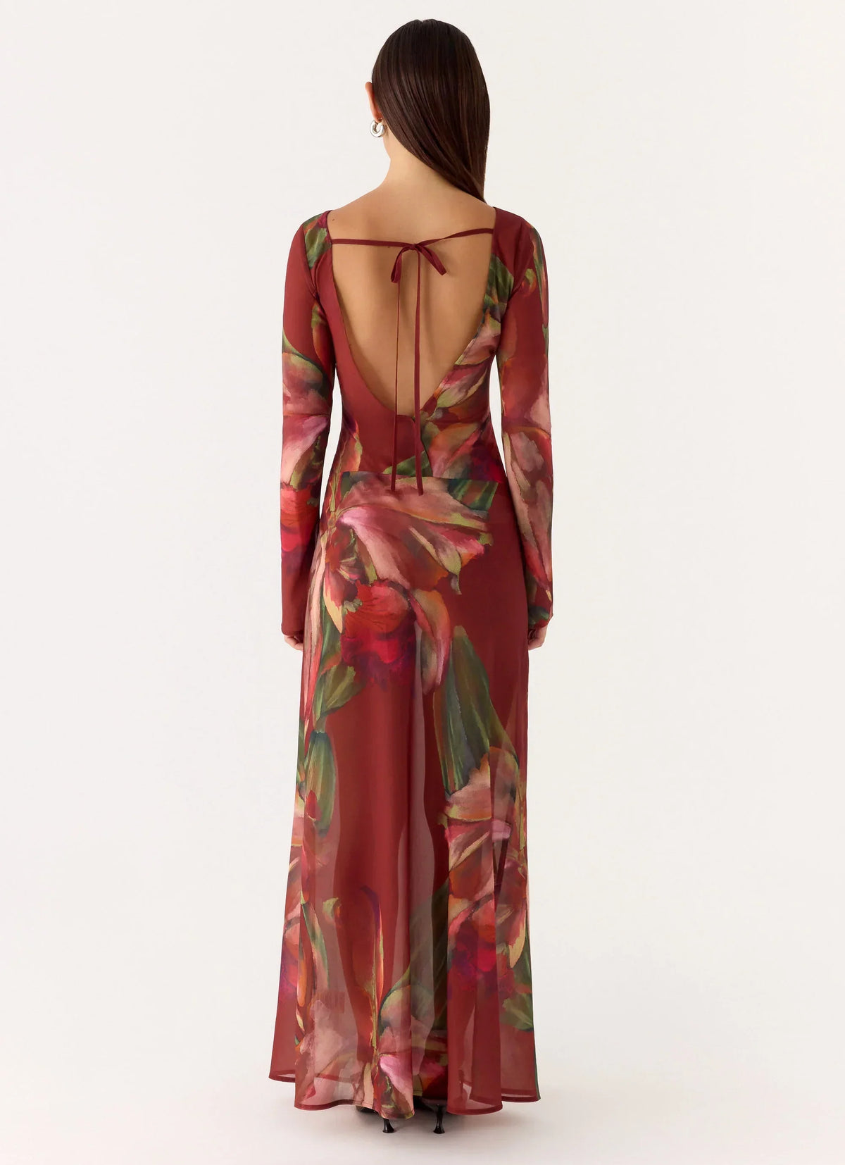 Charmayne Chiffon Maxi Dress Cuba