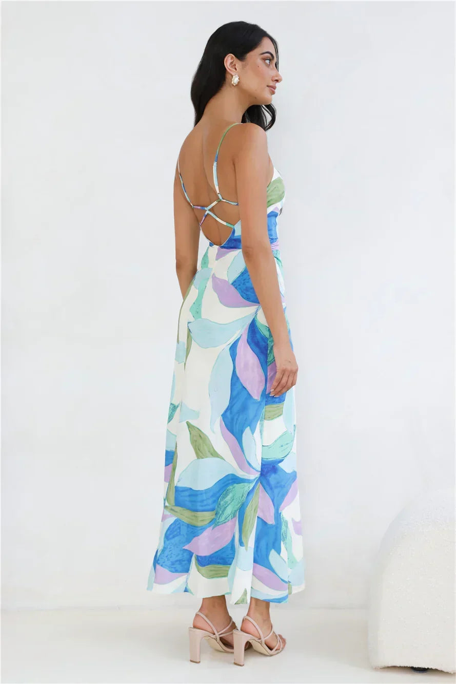 Technicolor Love Maxi Dress Print