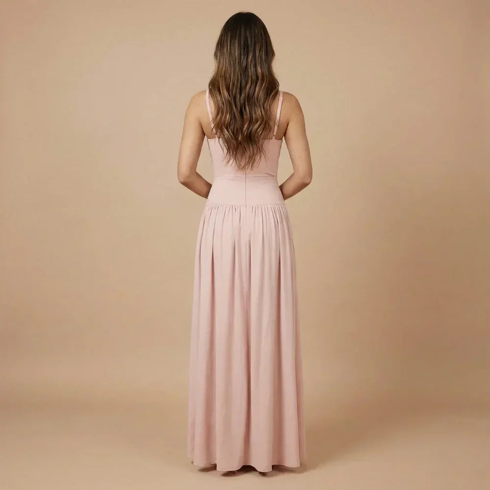 Margot Ruched Maxi Dress