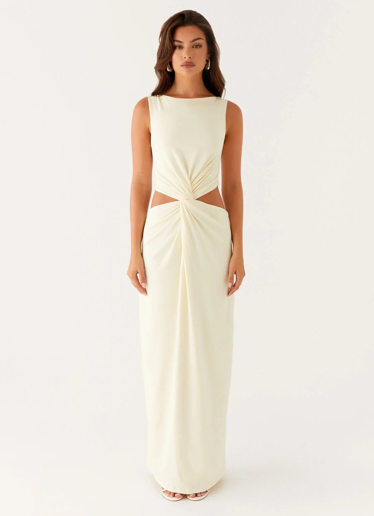 Lilabelle Twist Maxi Dress - Yellow