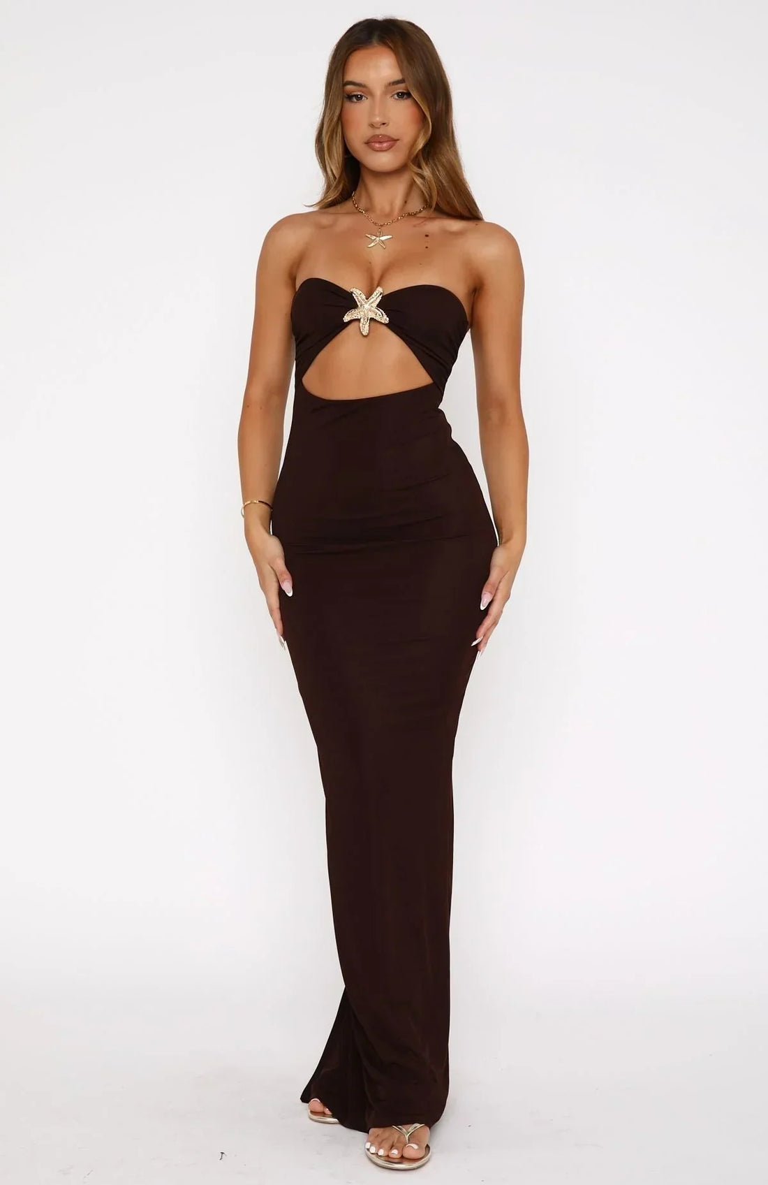 Chocolate Muse Maxi Dress