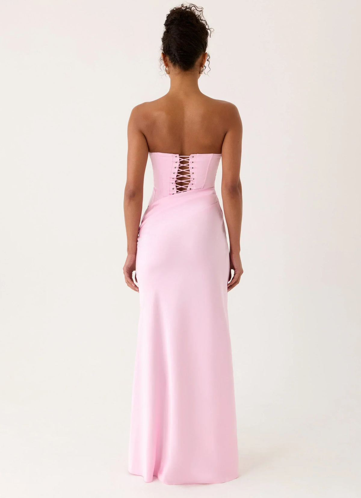 Emory Corset Maxi Dress - Pink
