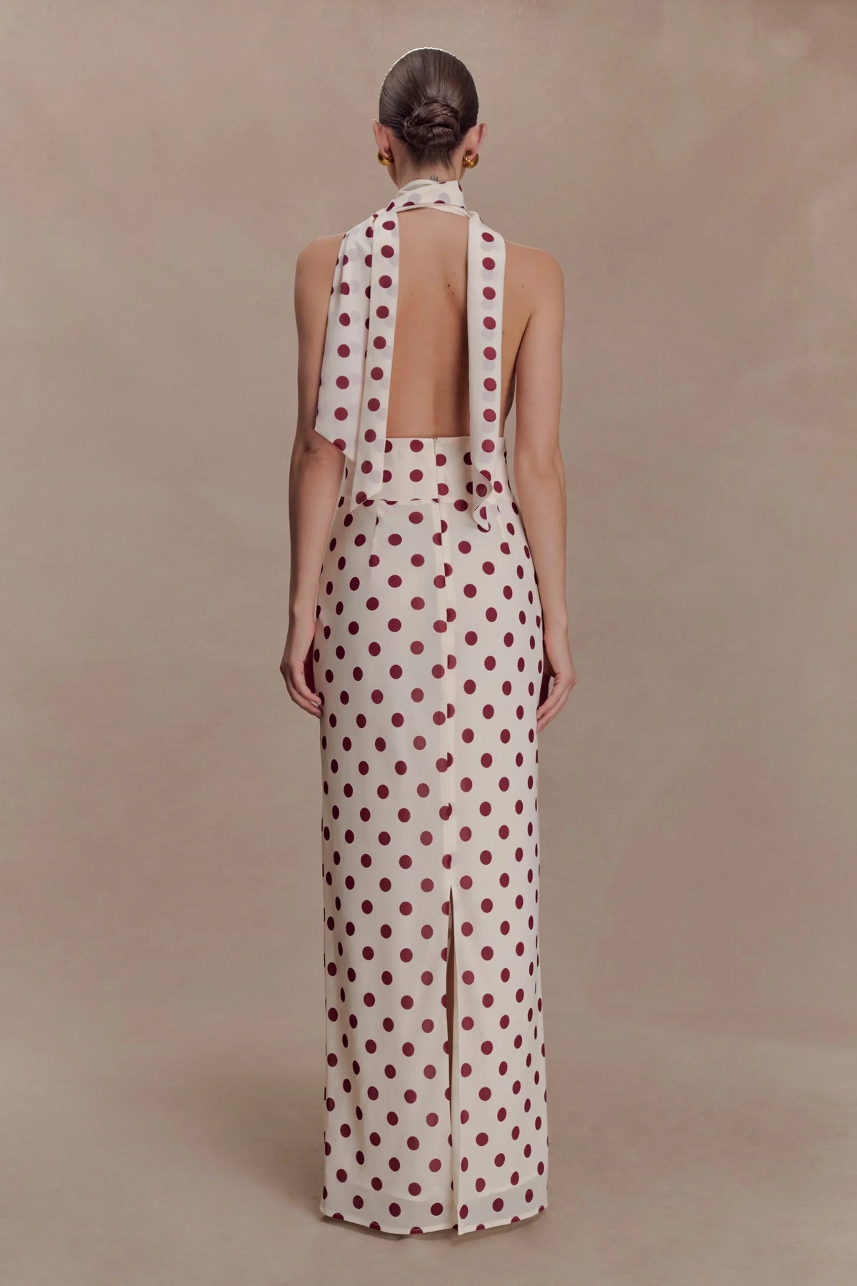 Nadine Polka Maxi Dress