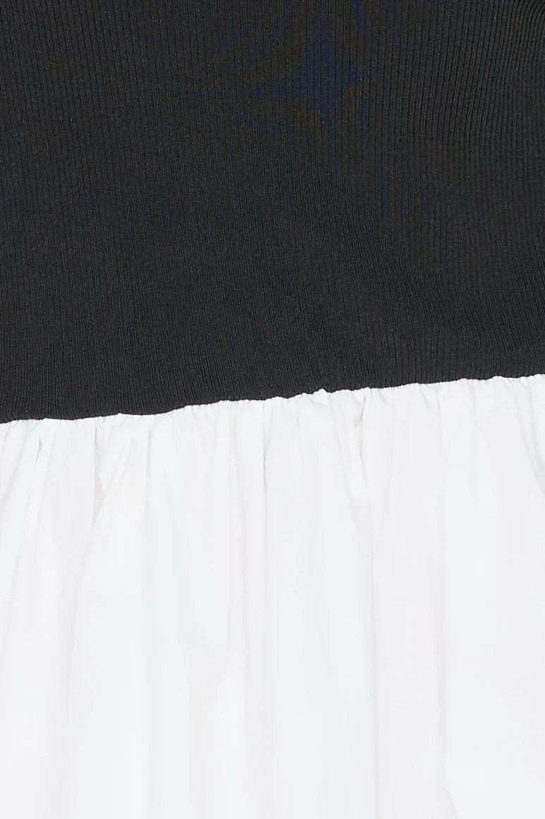 Cotton Clouds One Shoulder Mini Dress White