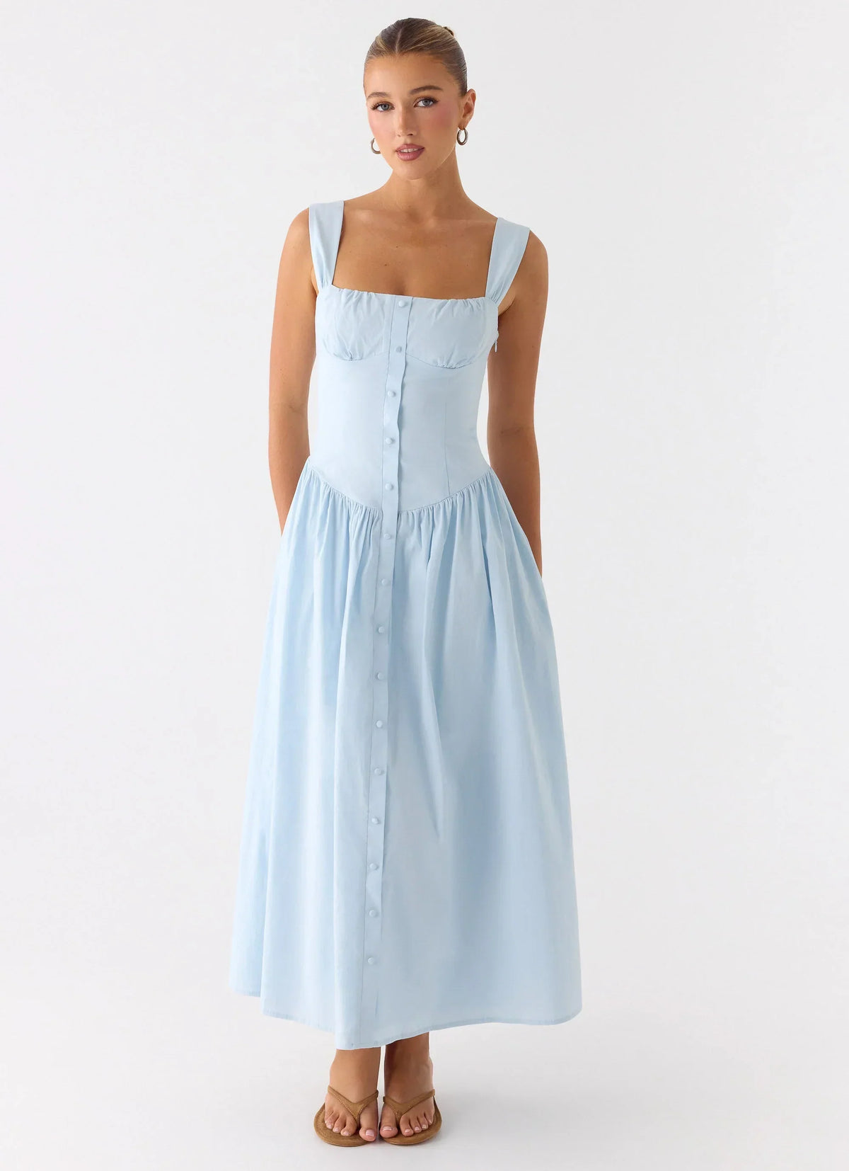 Emmalina Midi Dress Blue
