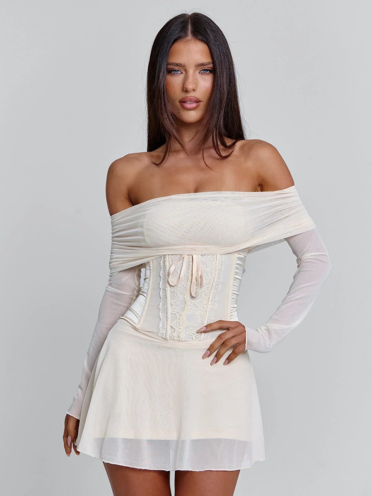 Orla Lace Corset Mini Dress