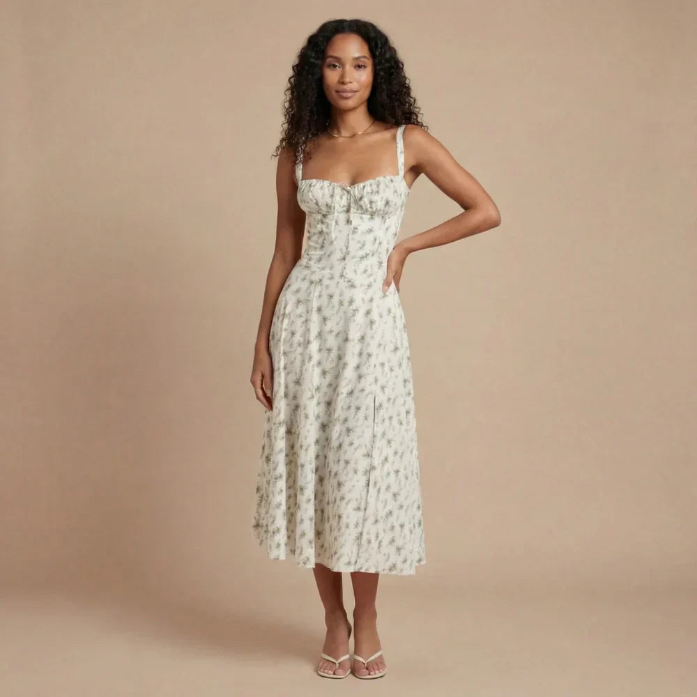 Eden Corset Midi Dress