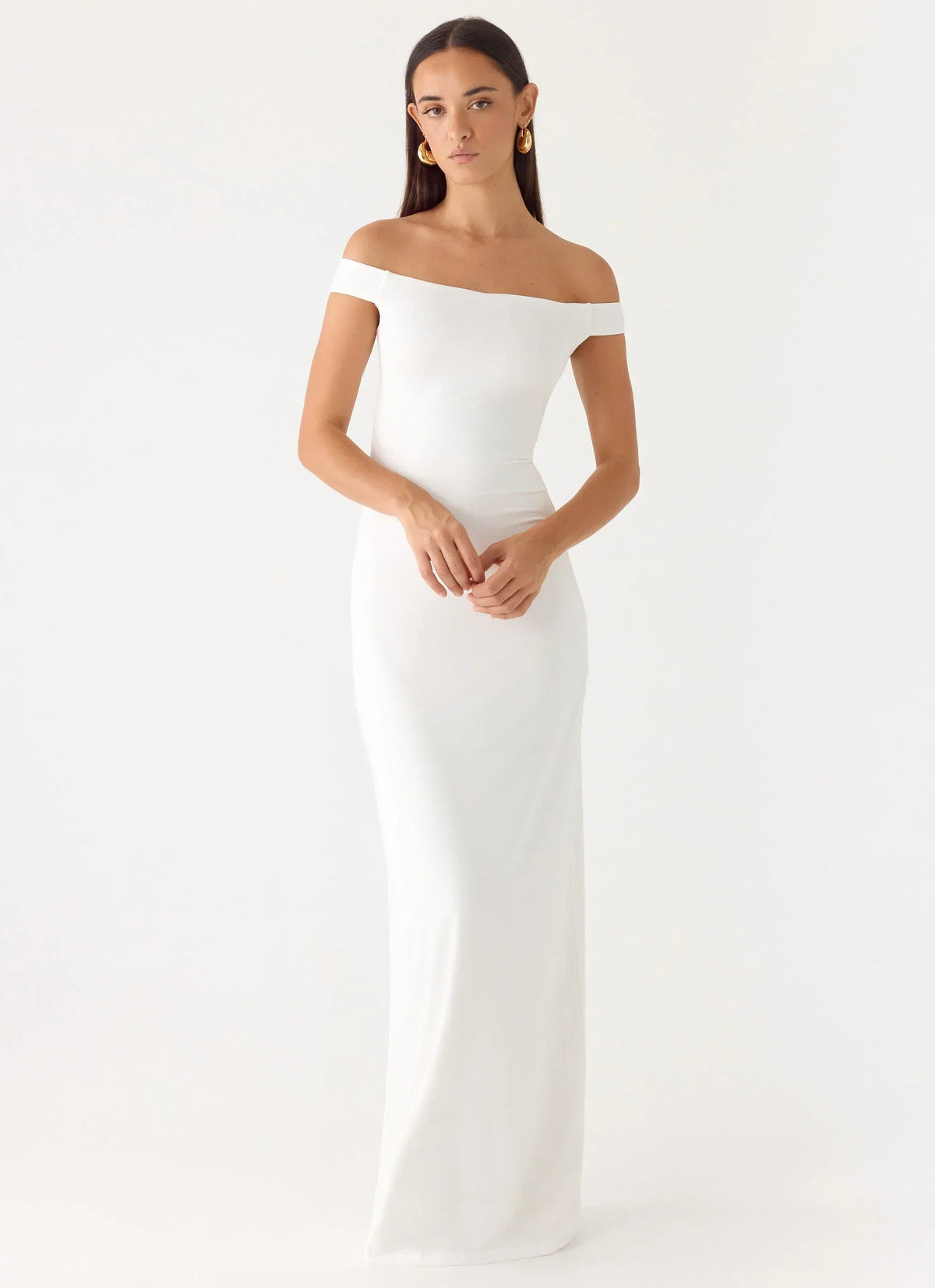 New Intentions Maxi Dress White