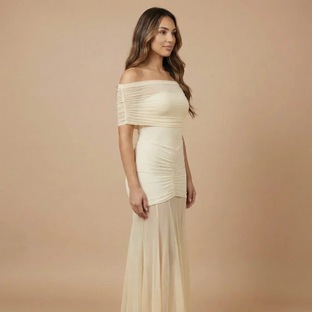 Sienna Ruched Maxi Dress