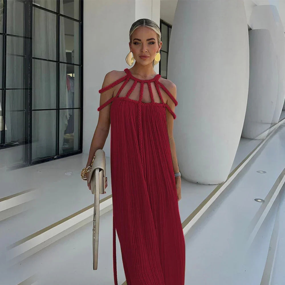 Artemis Braided Maxi Dress