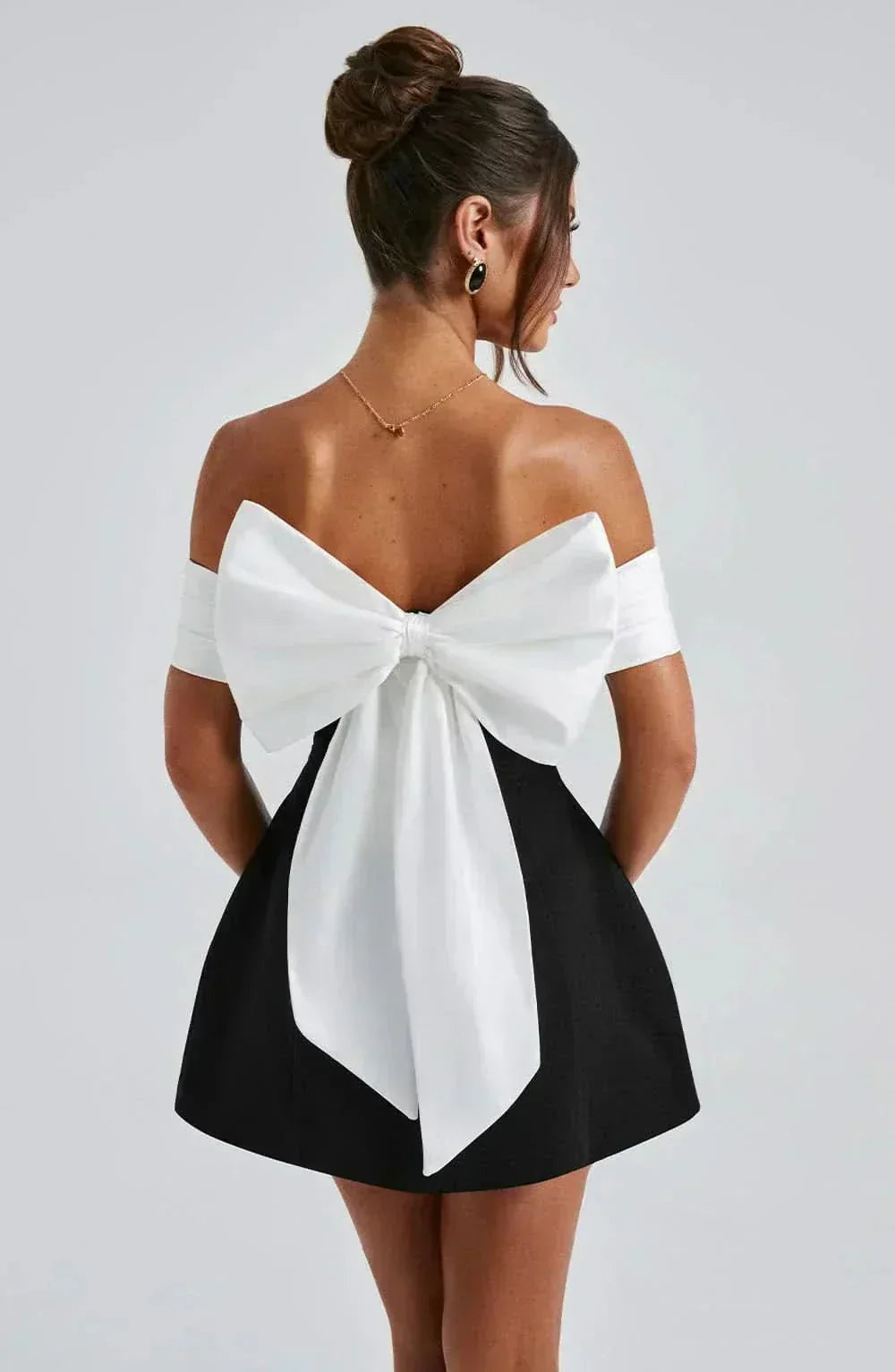 Serena Bow Mini Dress