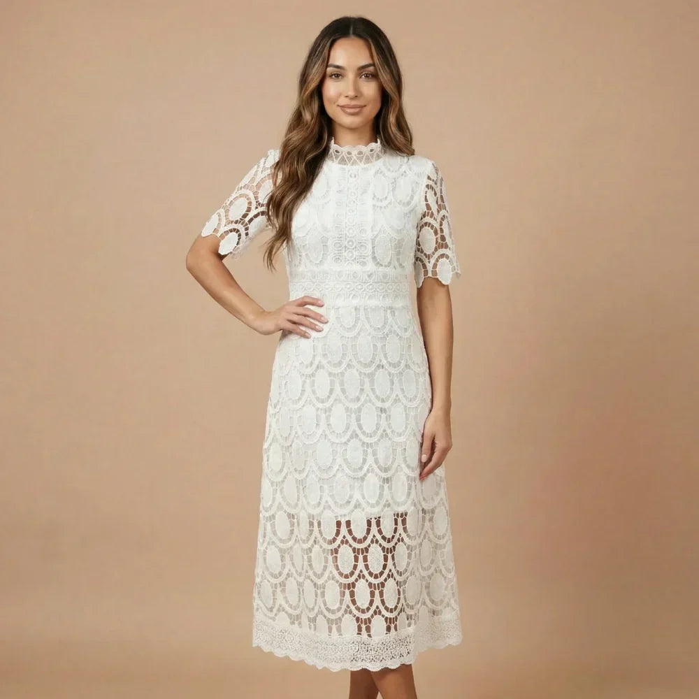 Rosalie Lace Midi Dress