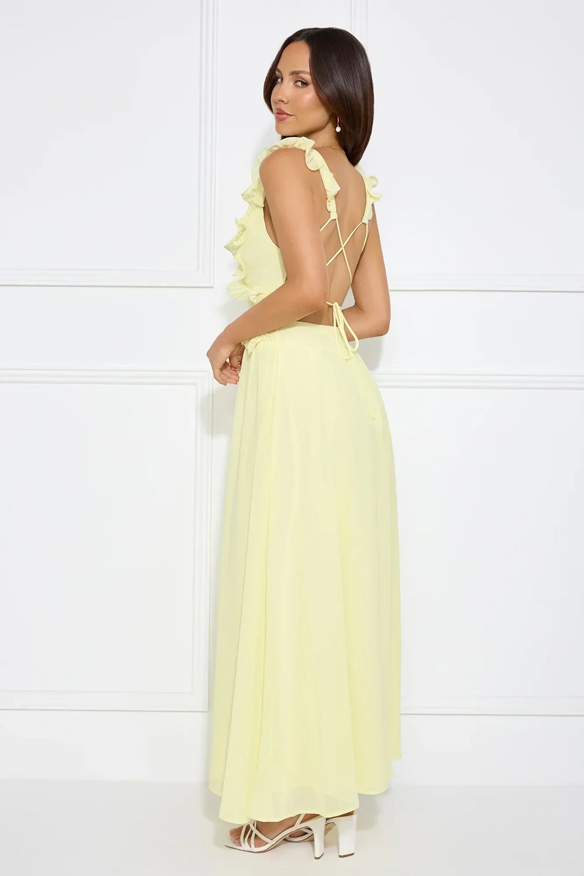 Light Embrace Maxi Dress Yellow