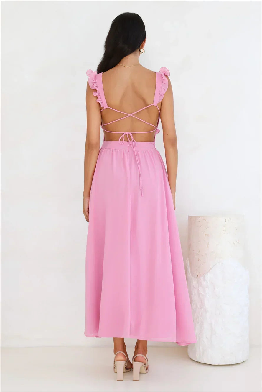 Light Embrace Maxi Dress Pink