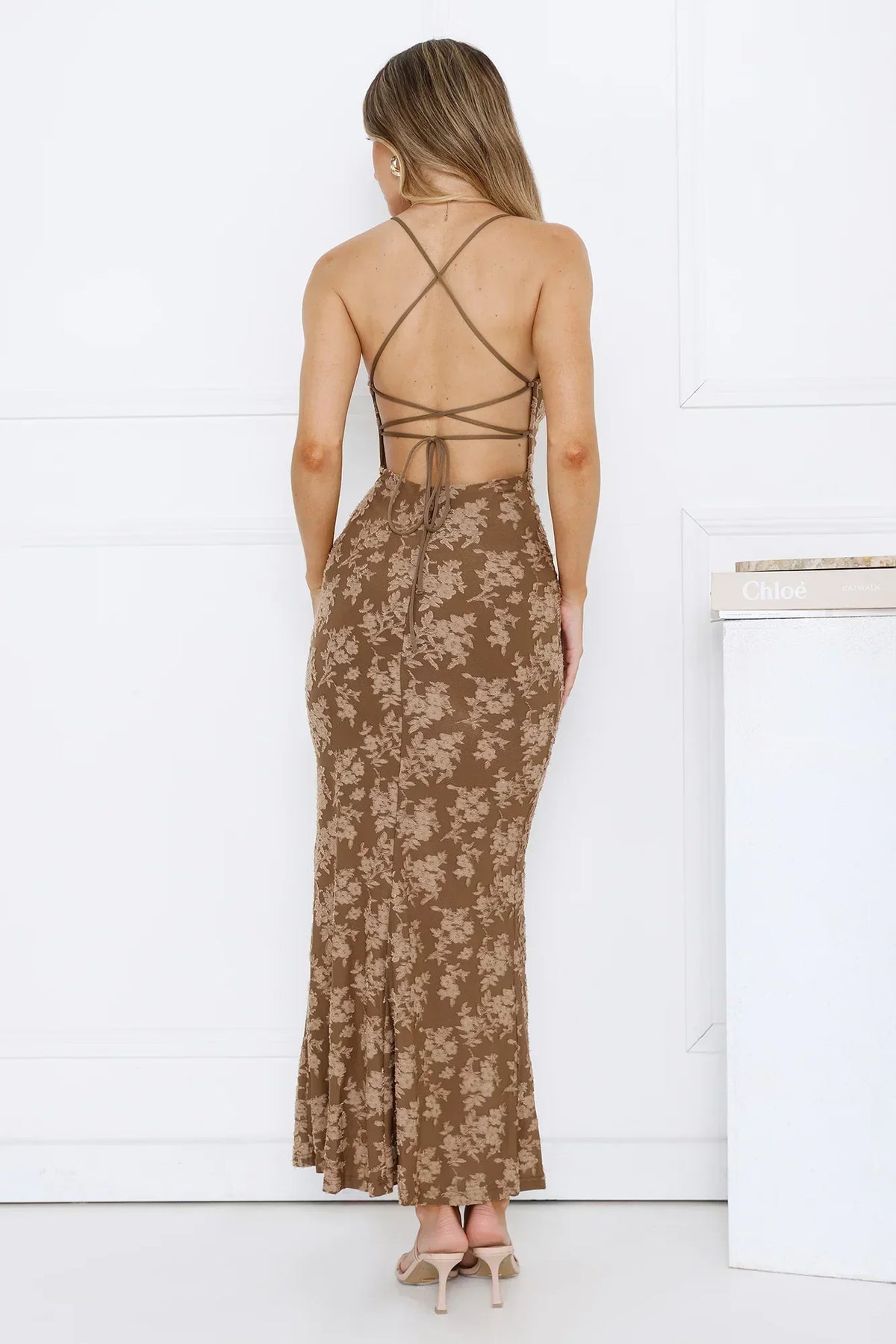 Remind Me Later Maxi Dress Brown