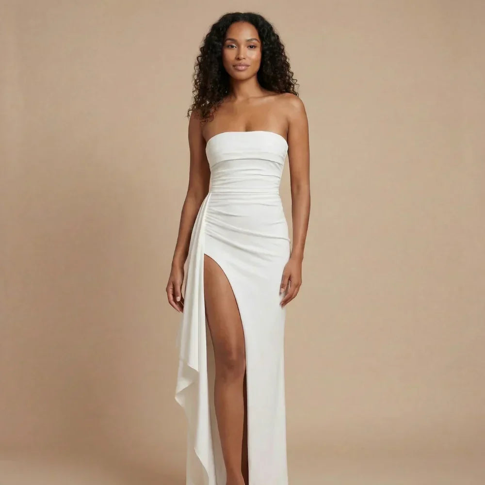Vienna Ruched Maxi Dress