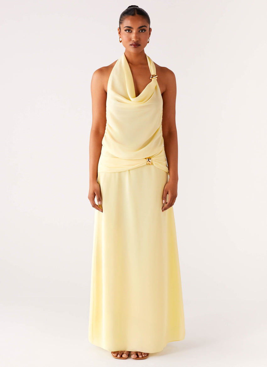 Anuhea Cowl Top - Yellow