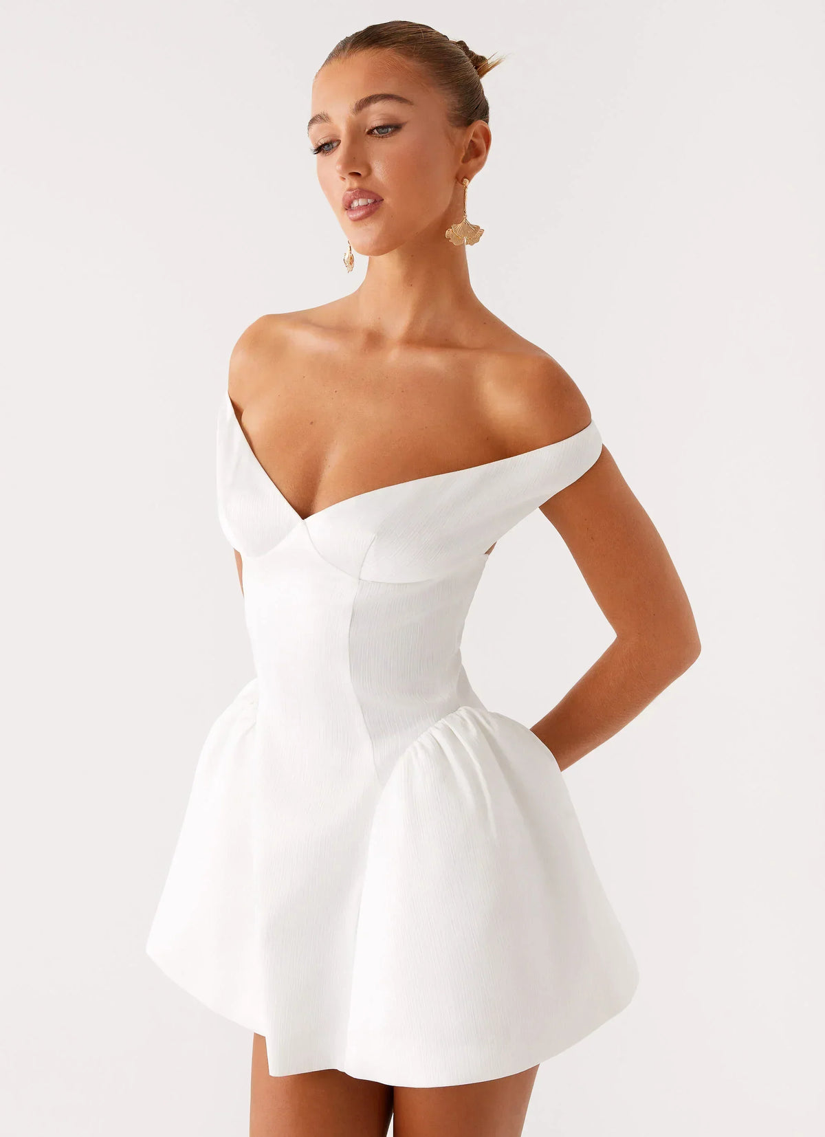 Cavella Mini Dress - White