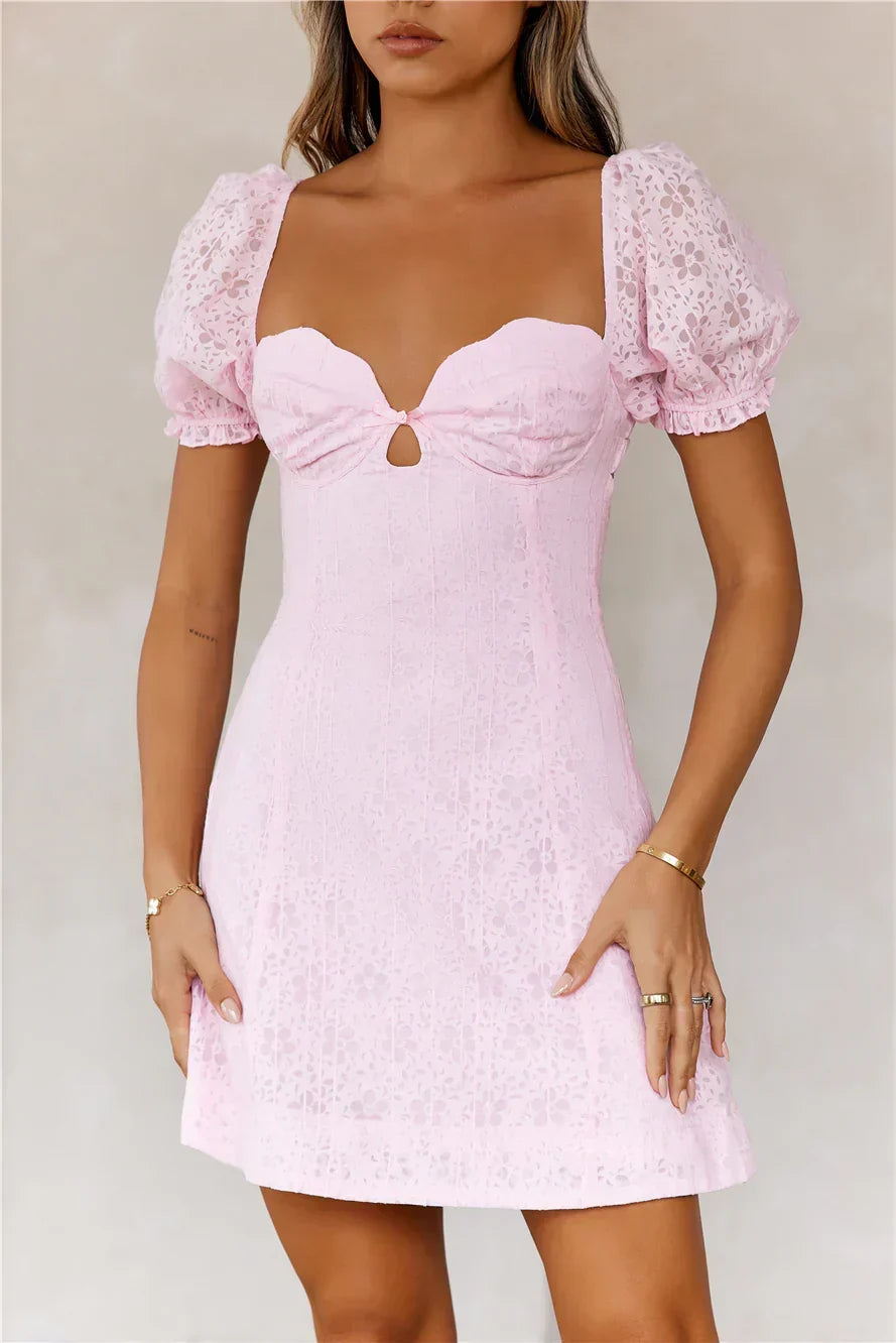 Strawberry Smoothie Mini Dress