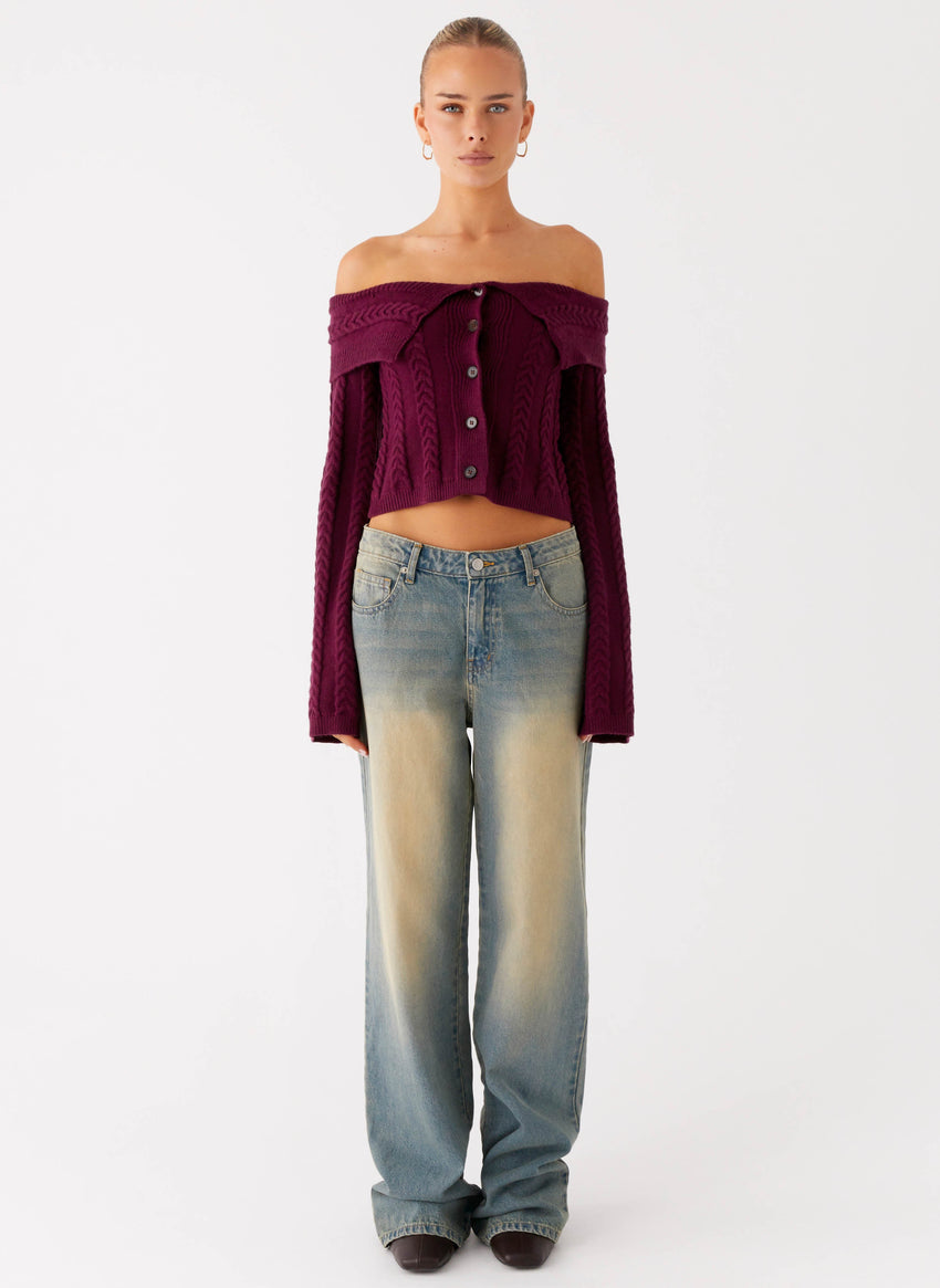 San Diego Straight Leg Denim Jeans - Blue Wash