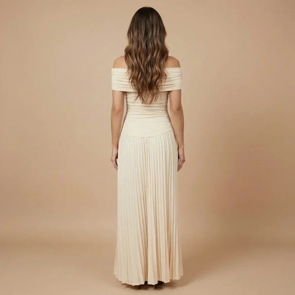 Adriana Ruched Maxi Dress
