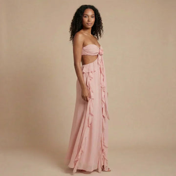 Rosalie Ruffle Maxi Dress