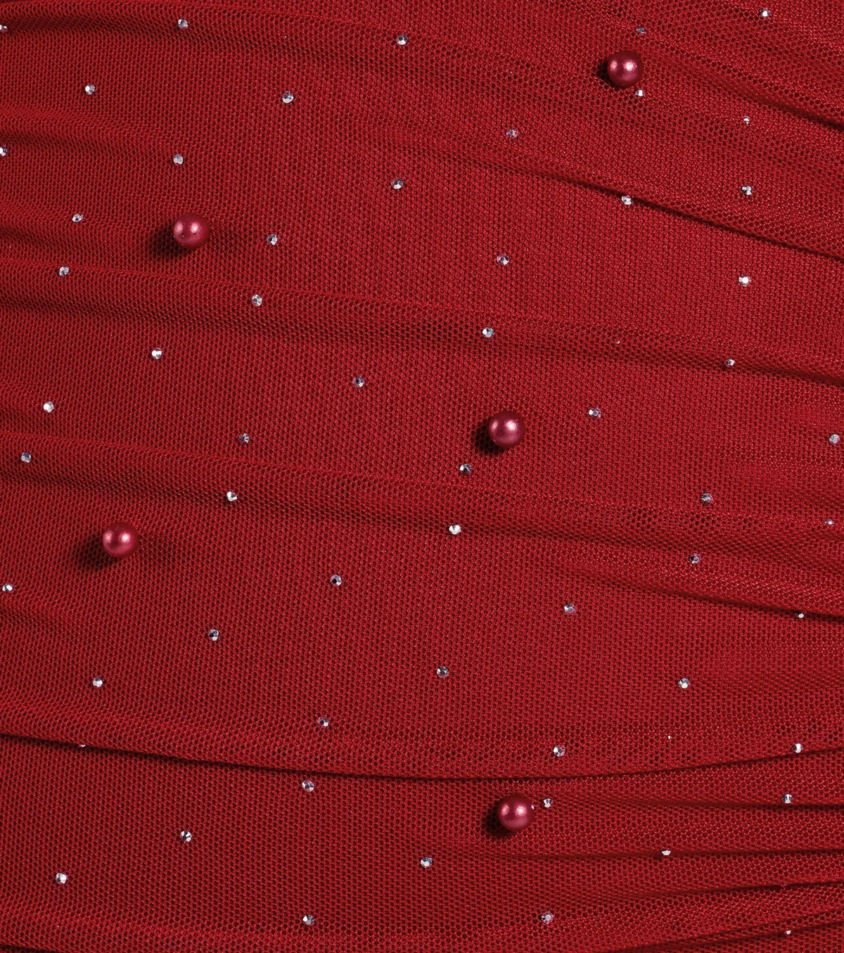 Life Of The Party Rhinestone And Pearl Mini Dress