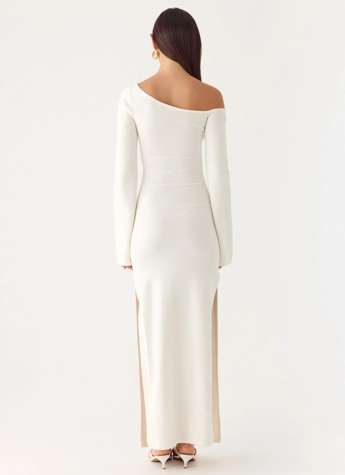 Kova Knit Maxi Dress White