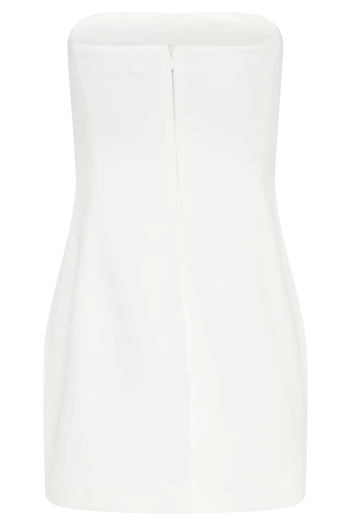 Maci White Crepe Mini Dress