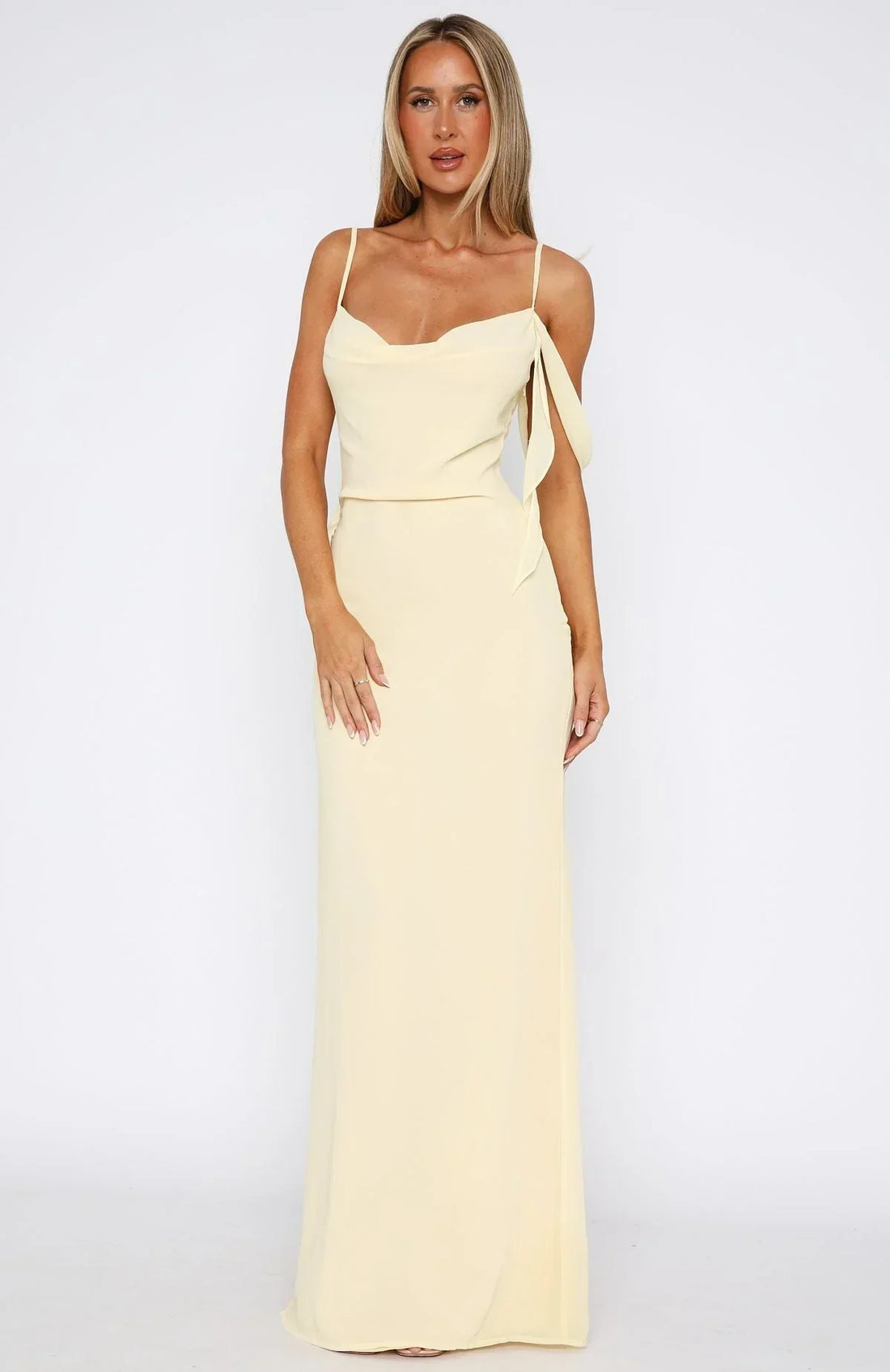 Lemon Blossom Maxi Dress