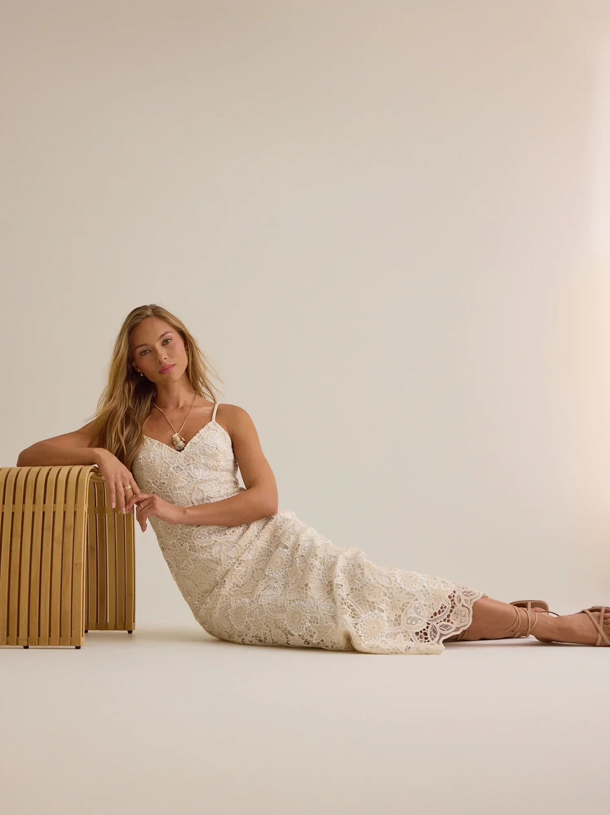 Millie Crochet Maxi Dress