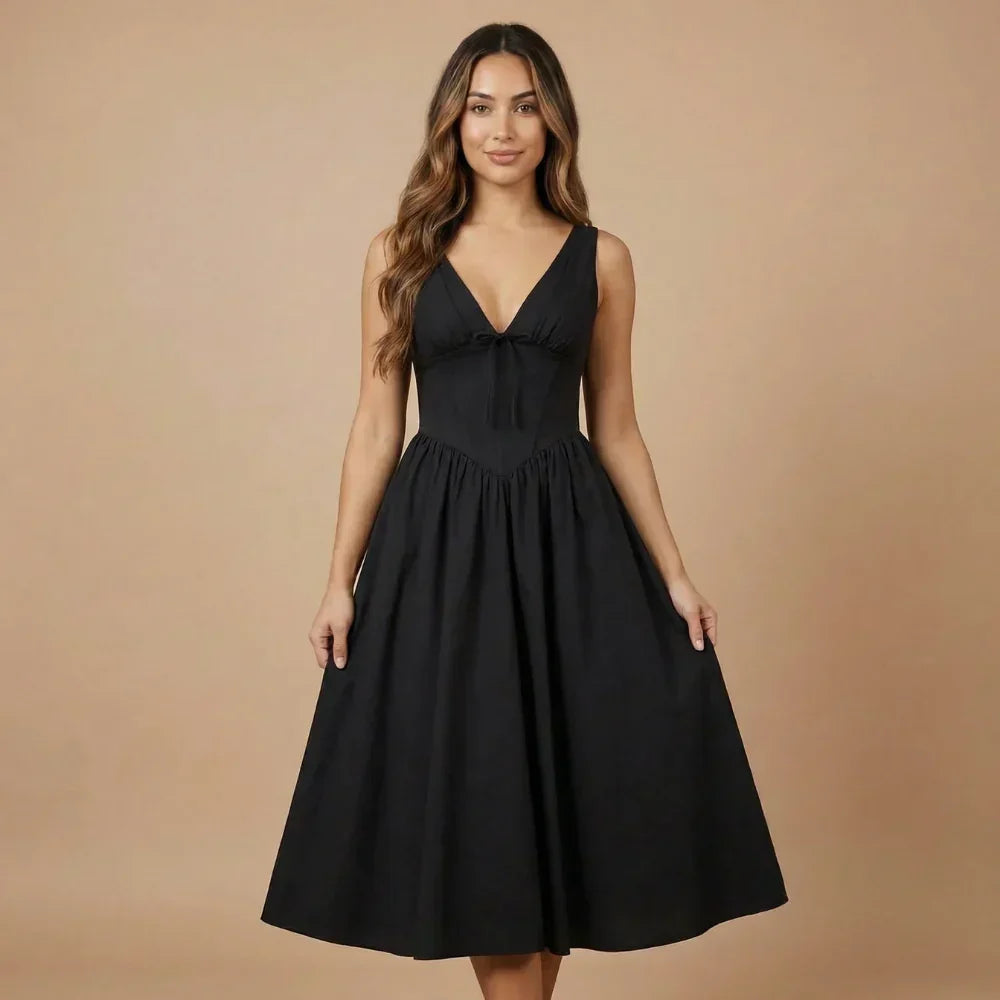 Rosalie Corset Midi Dress