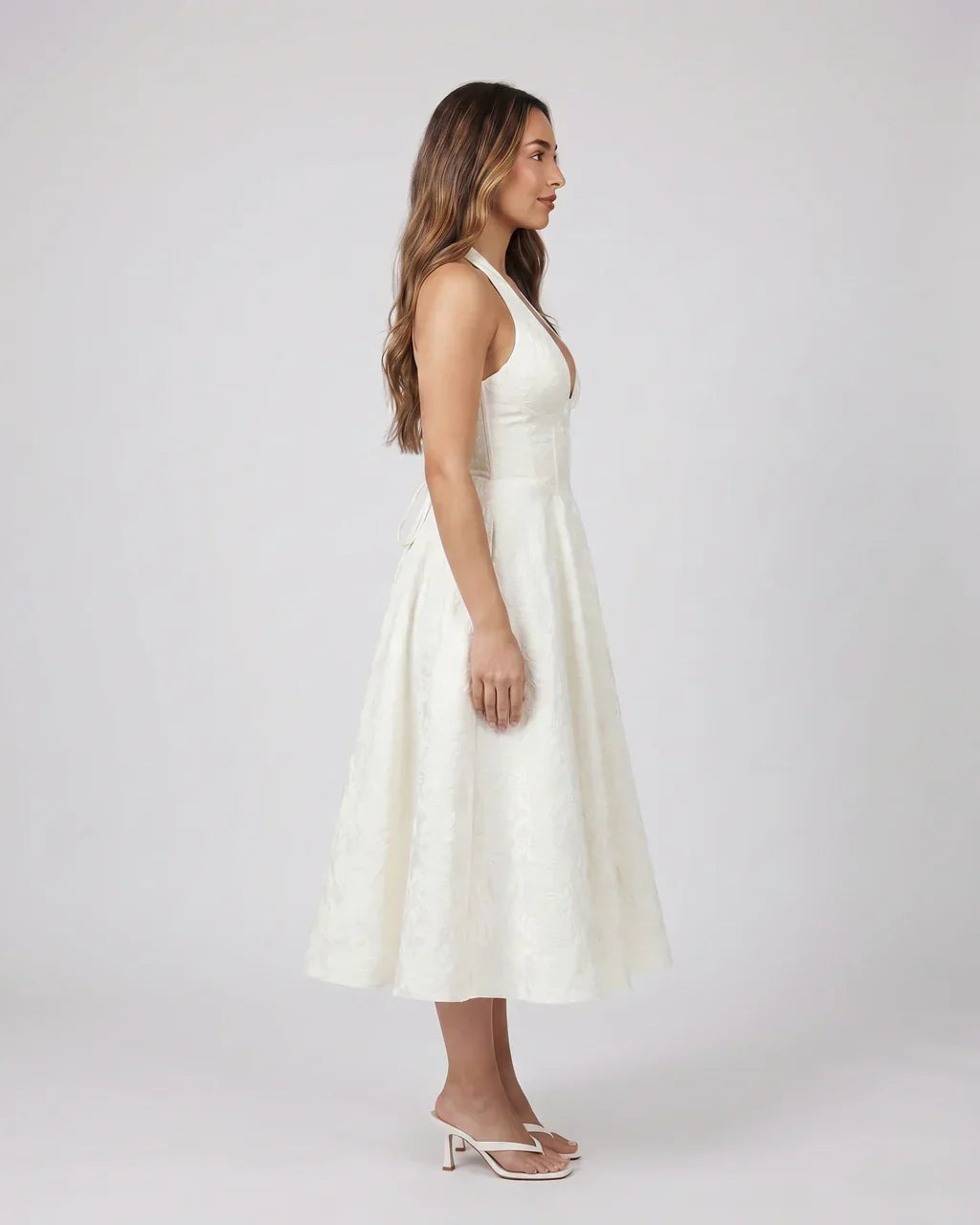 Sienna Jacquard Midi Dress