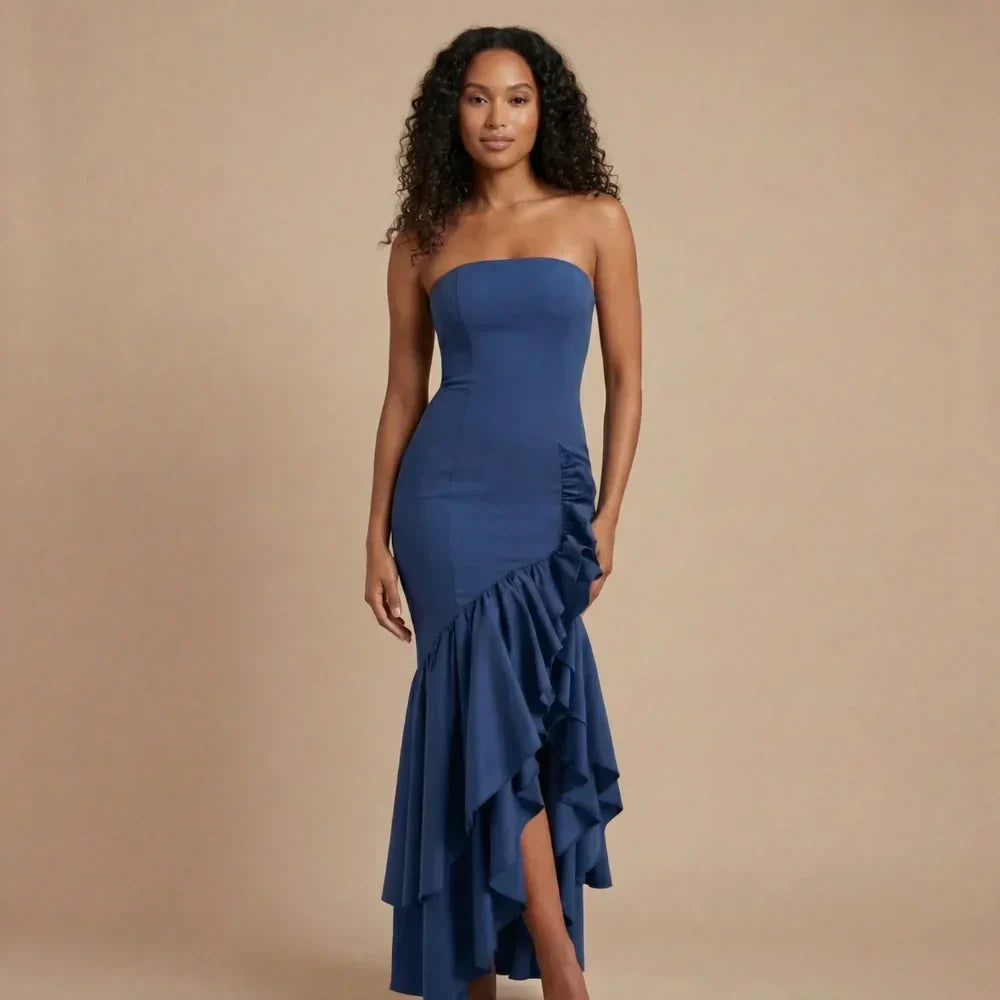 Alessia Ruffle Maxi Dress