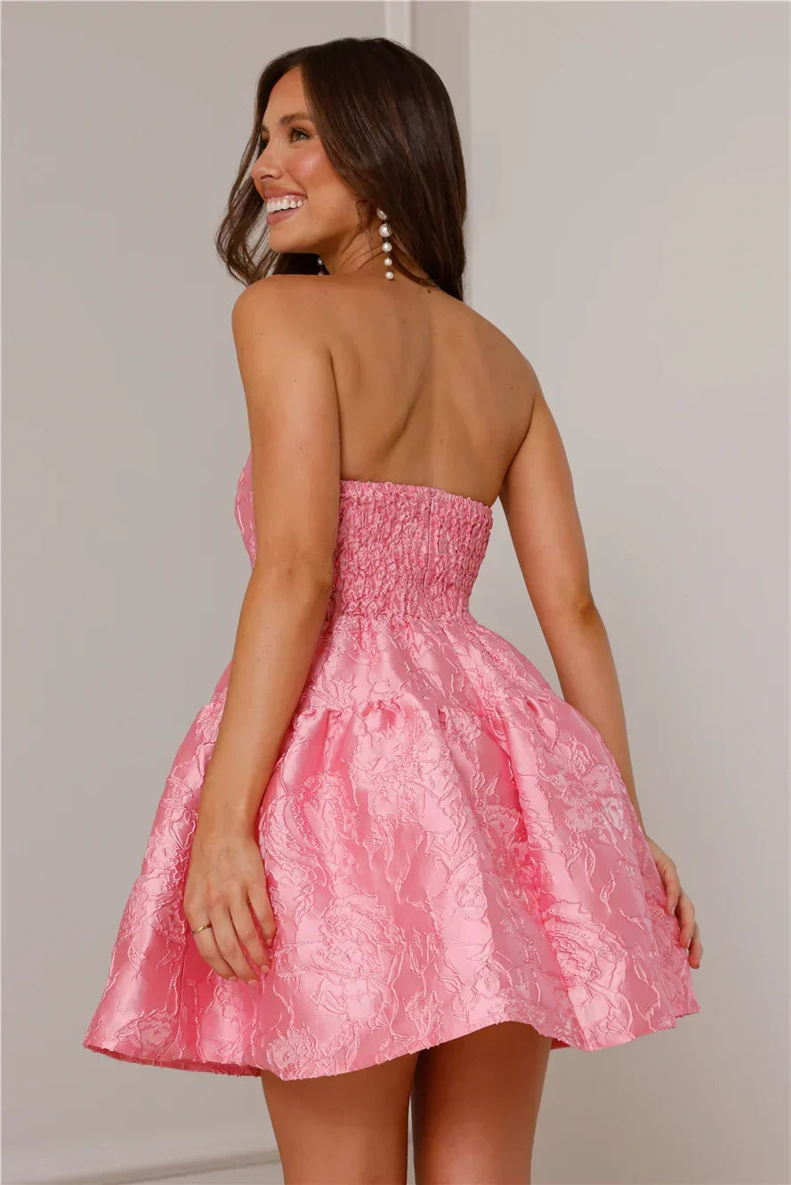 Silhouette Of Dreams Strapless Mini Dress