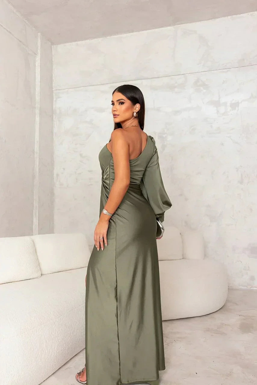 Helena Ruched Maxi Dress