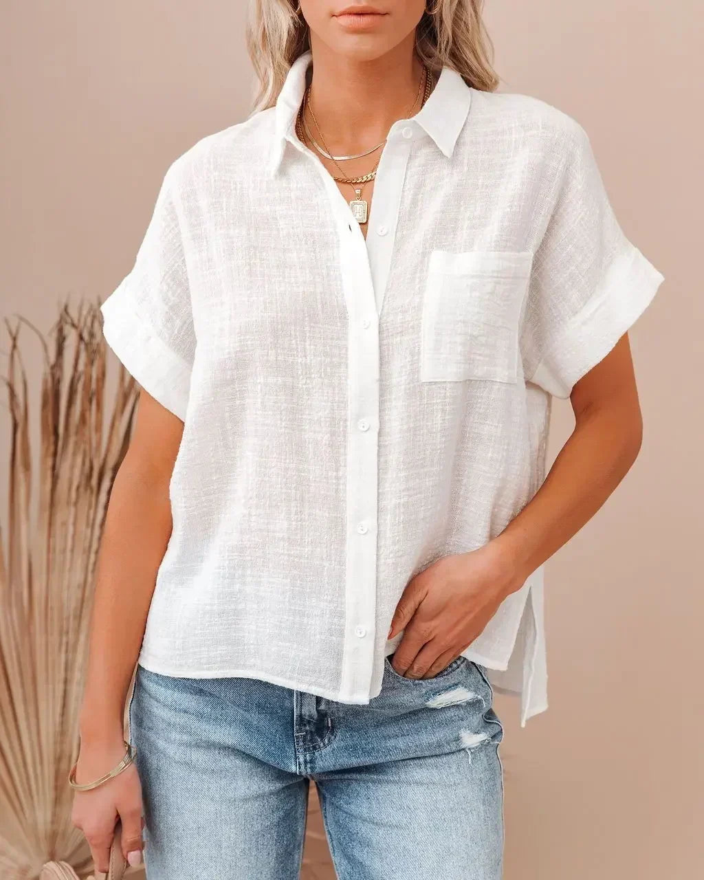 Lightweight Blouse White